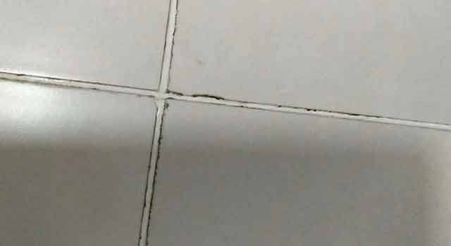 瓷磚不做美縫，導(dǎo)致黑邊效果